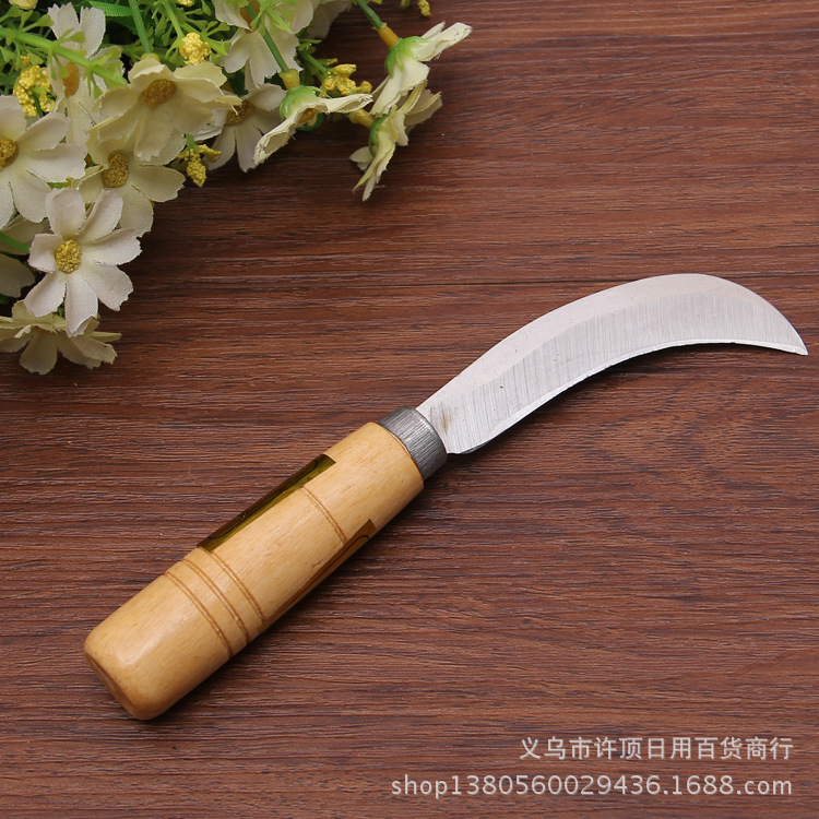 凤梨刀水果弯刀不锈钢香蕉刀菠萝蜜刀小弯刀菠萝刀正品割菜小弯刀