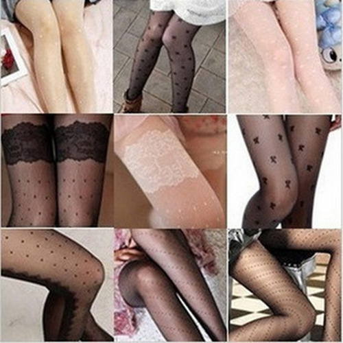 Moyuan core thread lace pantyhose black sexy Japanese thin transparent sexy JK black stockings for women