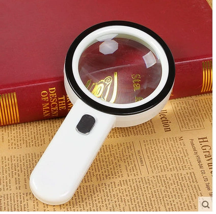 20x ручная лупа для чтения 12LED HD-Объектив ювелирные изделия антикварная лупа для оценки 85 High Times