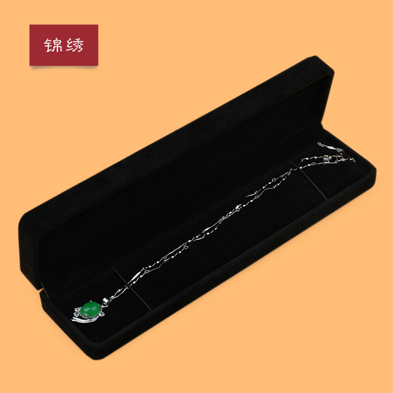 Caja de regalo para joyería anillo pulsera collar logotipo personalizado elegante