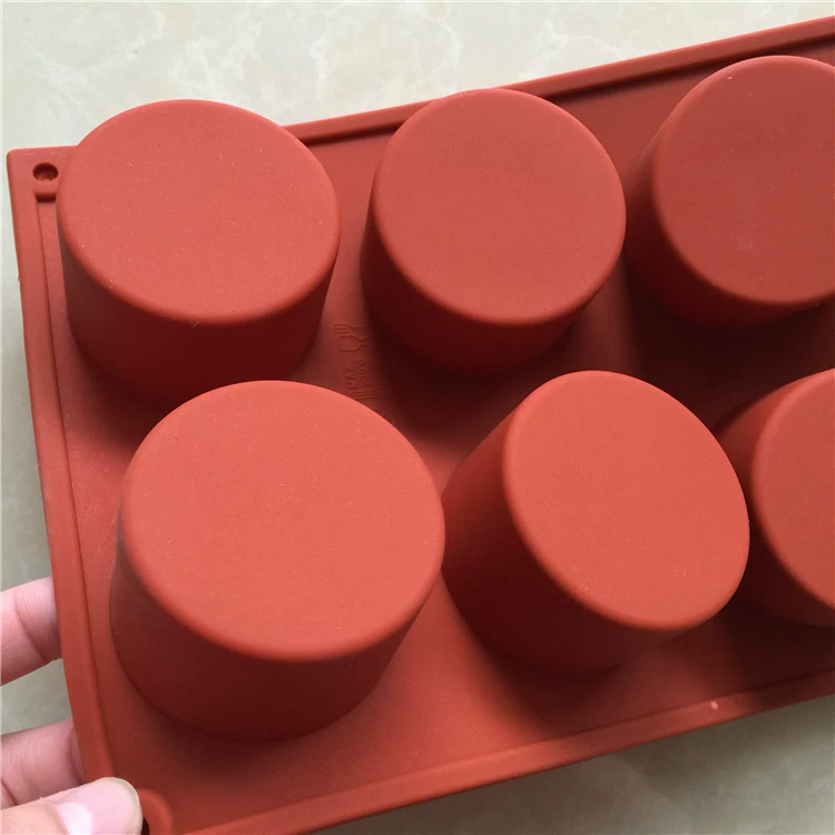 Spot wholesale 8 consecutive cylindrical cup cake model Ceram -aromatherapy model candle model is easy to clean high temperature