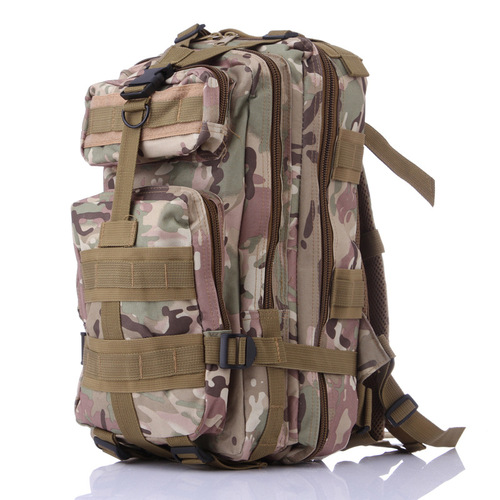 Outdoor cycling sport camouflage backpack military enthusiast hiking and climbing bag double shoulder 3P tactical backpack for hiking