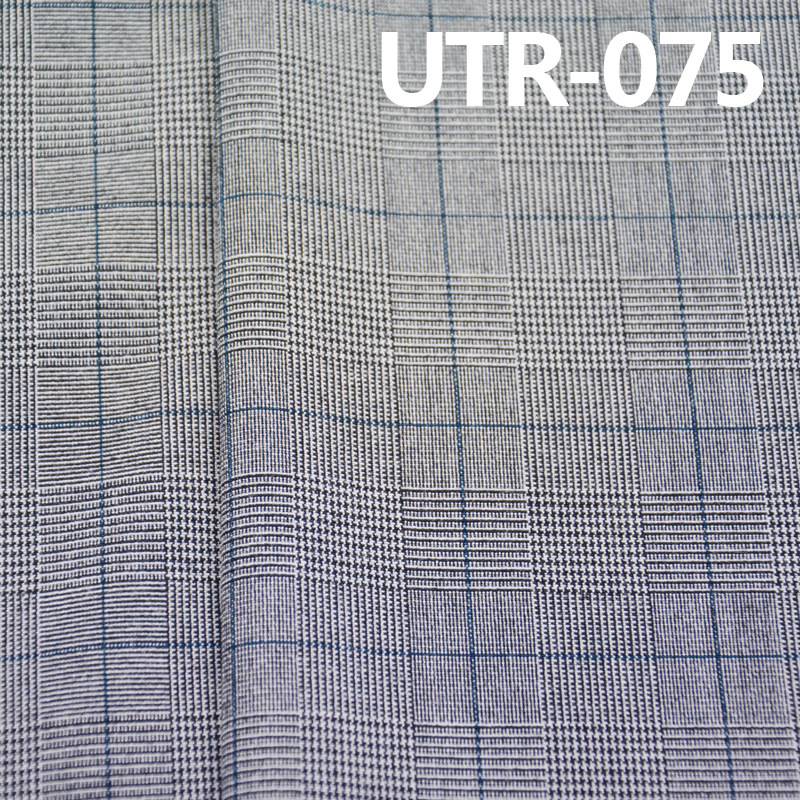 【清货价】UTR-075T/R双弹色织格仔布全棉童装童真格纹经典家纺