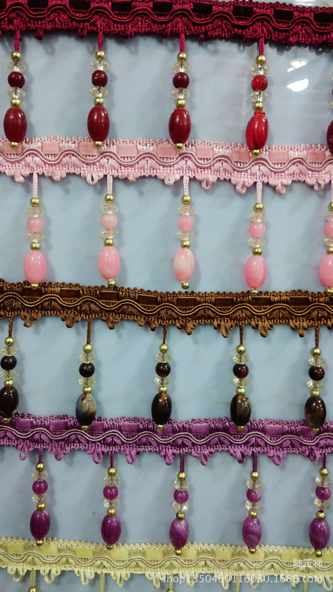 窗帘花边 鸡蛋玉石珠 小玉石珠 窗帘配件 窗帘辅料 窗帘饰品 沙发