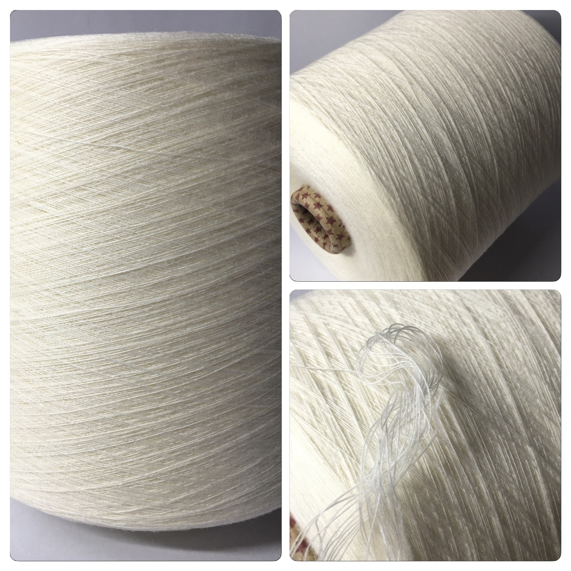 美利奴丝光羊毛纱 48NM/2 100%美利奴羊毛 丝光羊毛纱 丝光防缩