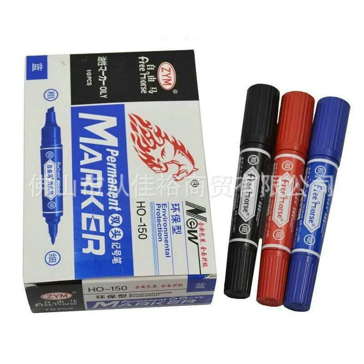 Marker pen 150 большой двойной головкой ручка коробкой головкой перо с крупной головкой масляное перо экономичный, долговечный, экологически чистый, бесплатная доставка