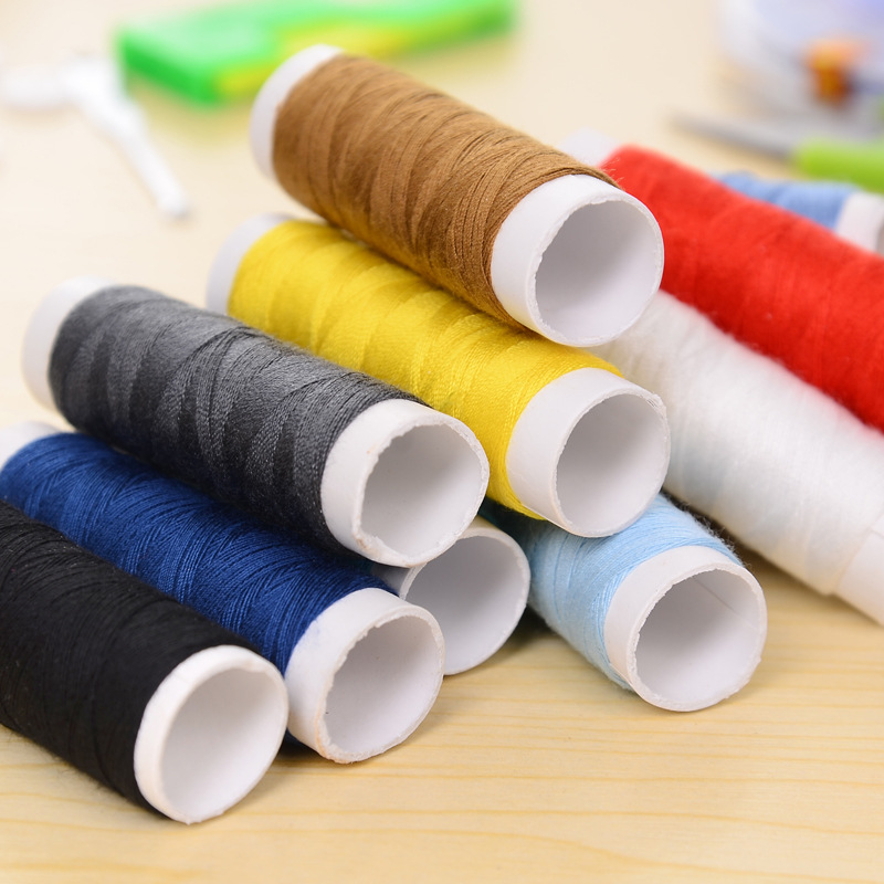 Caja DE COSER bolsa de costura conjunto de 10 piezas herramientas de costura del hogar aguja de coser a mano costura caja de almacenamiento logotipo impreso