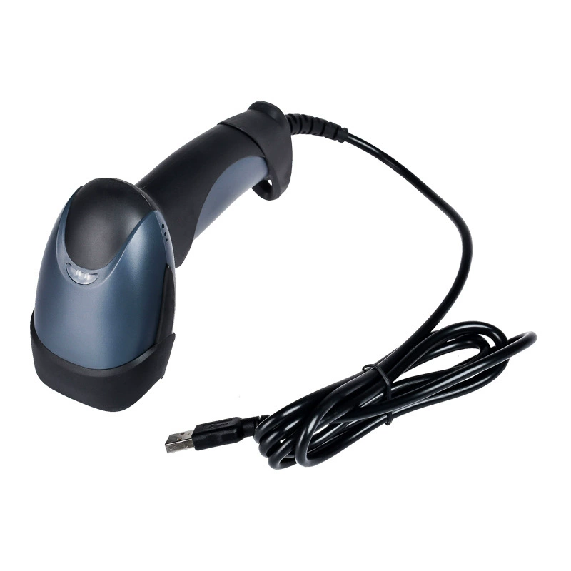 QR code scanner warehouse tobacco wireless code scan gun barcode scanner with display QR code scan gun