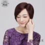 自然女短斜刘海机制真人发