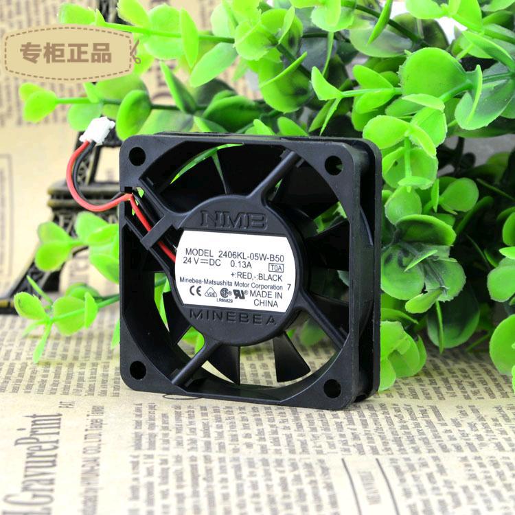全新原装NMB 6CM 6015 24V 0.13A双滚珠变频风扇 2406KL-05W-B50