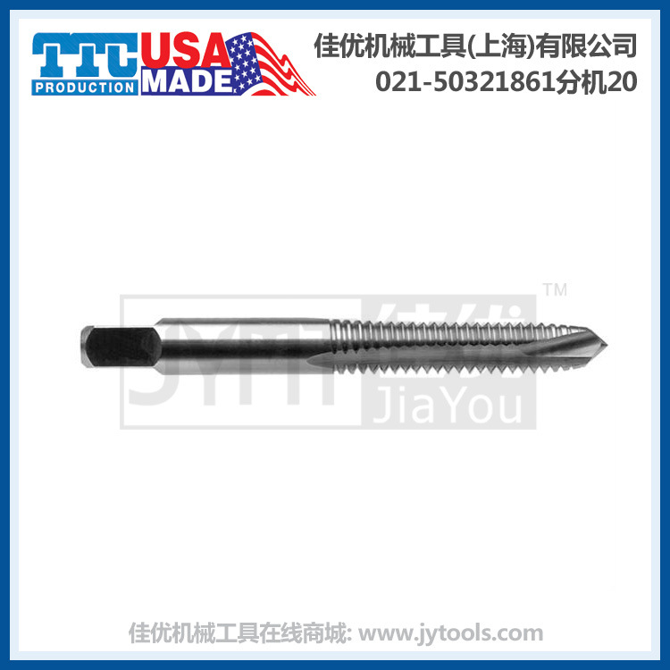 TTC USA 硬质合金英制螺尖丝锥#6 8 10 1/4 5/16 3/8