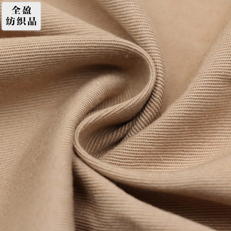 Cross-border supply 21s 128*50 T/C plain polyester cotton blended fabric plain spring and summer shirt pants fabric