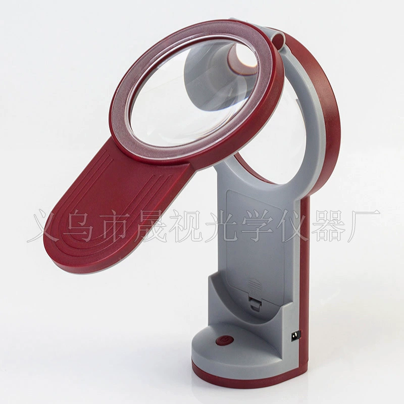 Новая Акция светодиодное увеличительное стекло портативное настольное освещение лампа расширительное зеркало USB лампа для чтения зарядный кронштейн 7022