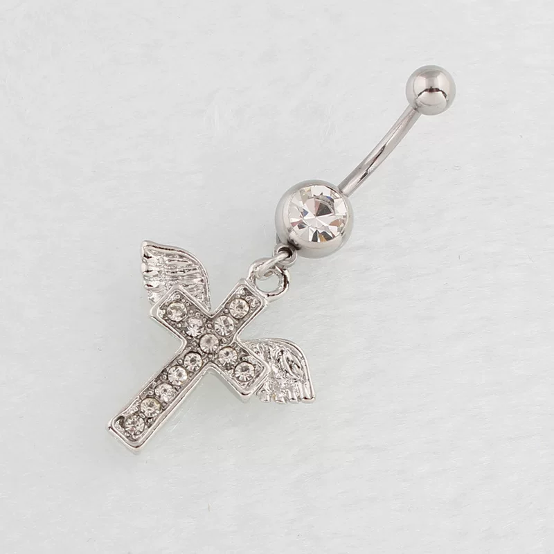 Physiological belly button piercing stainless steel, Amazon