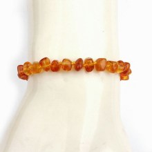 琥珀饰品15cm不规则琥珀手链 波罗的海儿童配带琥珀手链