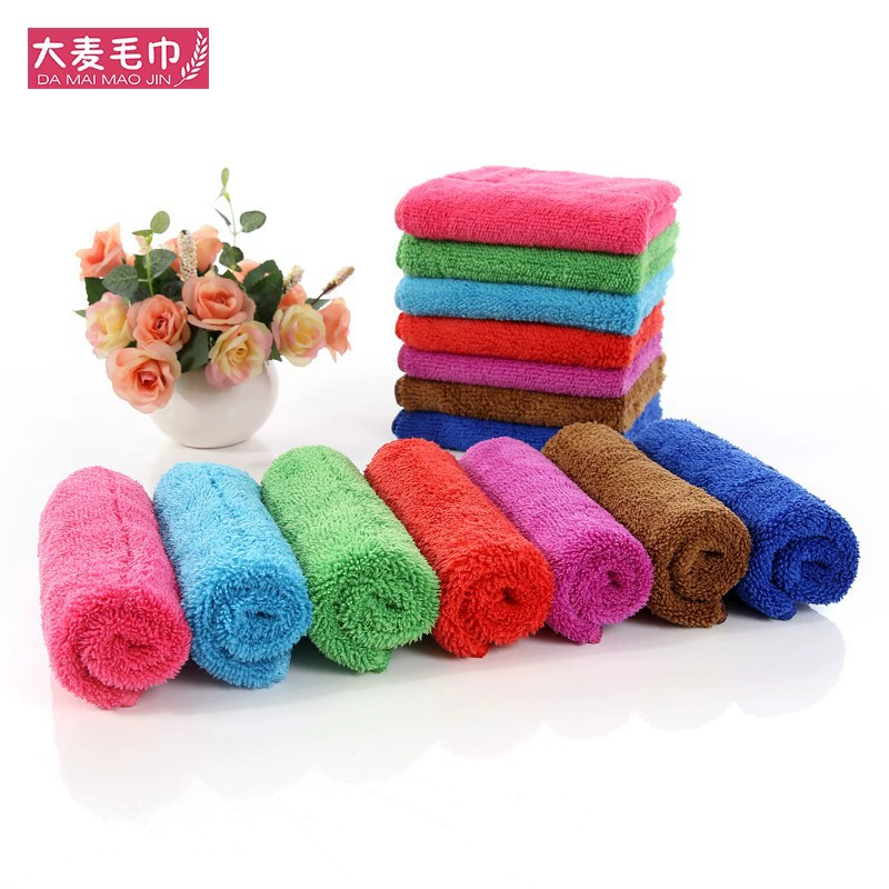 Кореалий бархат коралловый тряпка 25*30 не пропитанная, масло не пропитанная, двухслойный кухонный виситящий шарф для очищения ежедневного отделения 400г
