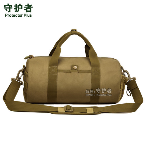 K319-Portable Bucket Bag Large Capacity Waterproof Men's Bag IPAD Crossbody Bag Handbag Cylinder Bag Tactical Bucket Bag
