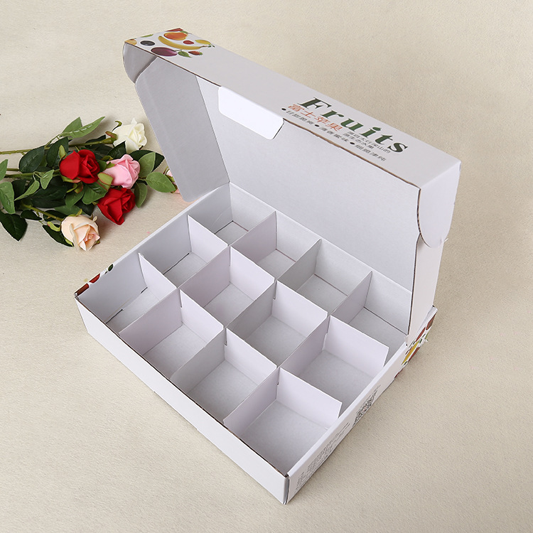 订购分隔包装水果彩印特硬飞机盒定购logo物流彩印特硬包装飞机盒