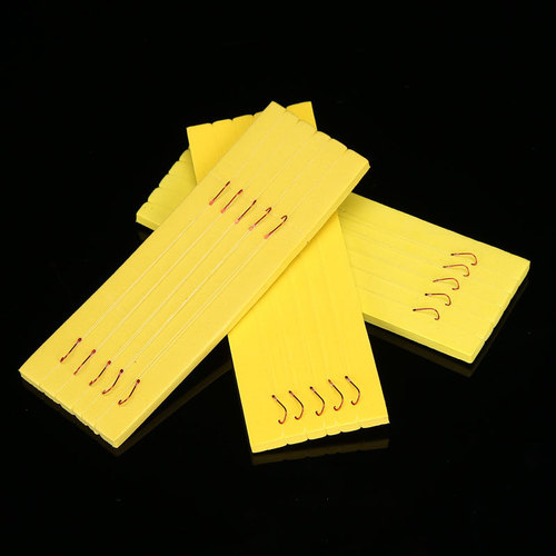 Boxed fish hooks tied with famous fishing gear, sub-line hooks, Izu, Iseni, Kinsode, Maruseko line