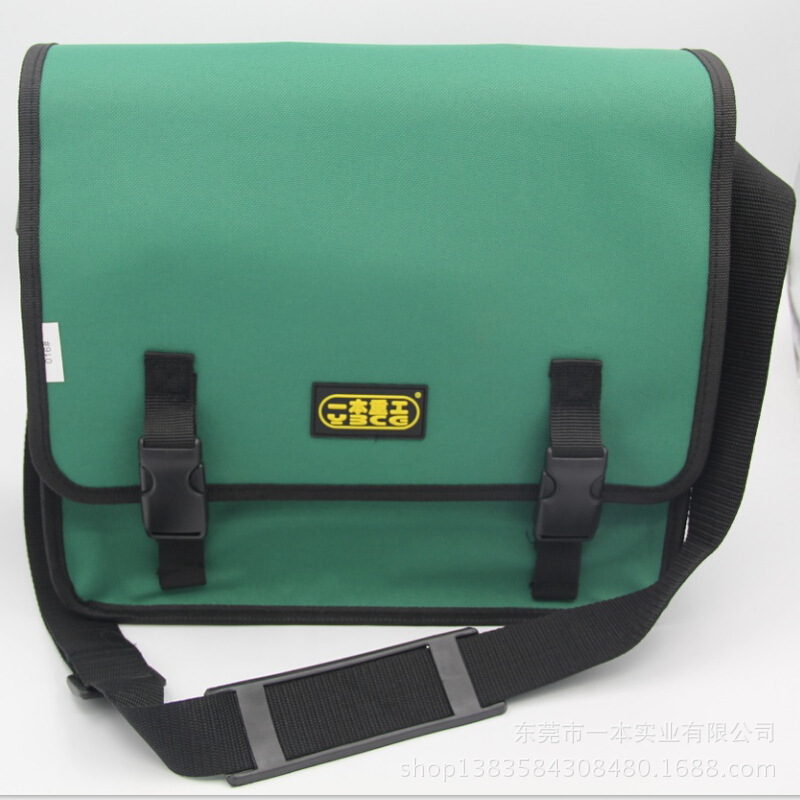 一本厂家耐磨防水防刺穿斜跨工具帆布五金 电工 工具袋