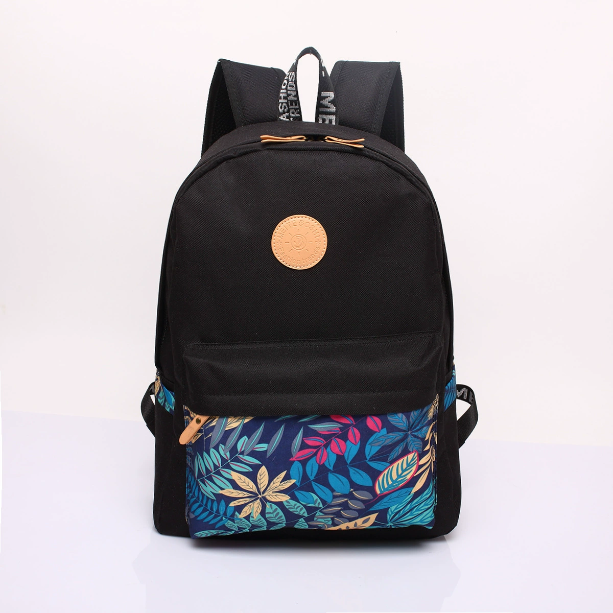 Fashionable school bag, folding universal backpack, oxford cloth, Korean style, wholesale