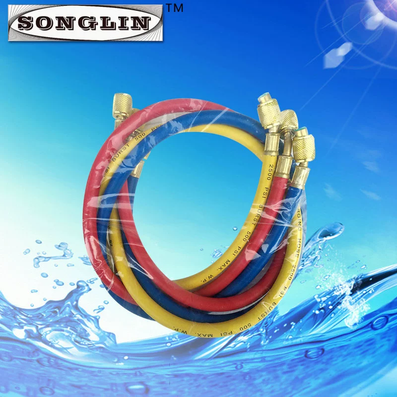 Высокоточный сейсмический измеритель хладагента Холодильный метр Трехцветная трубка 134a R502 R12 R22 R410 оптом