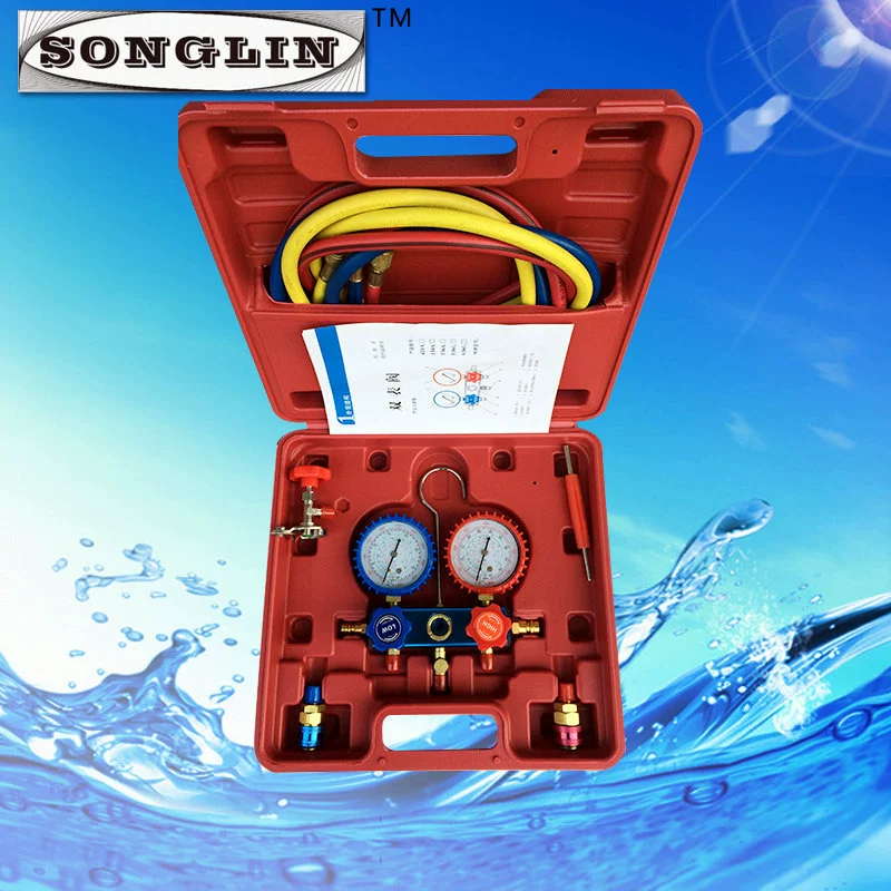 Оптовый набор манометров для измерения давления хладагента в системах кондиционирования от производителя