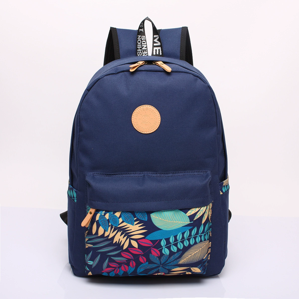 Fashionable school bag, folding universal backpack, oxford cloth, Korean style, wholesale