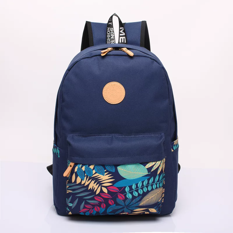 Fashionable school bag, folding universal backpack, oxford cloth, Korean style, wholesale