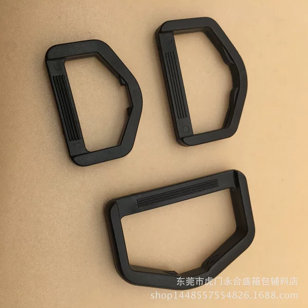 Wholesale Clothing Luggage Buckles, Rope Buckles, Webbing Elastic Bands, Velcro Accessories and Other Luggage Accessories - Plastic Pentagonal D Buckles