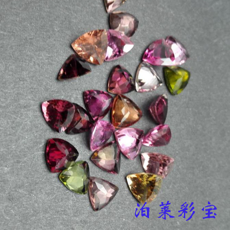 Brazil natural tourmaline square 6*6 in stock direct supply, long-term supply