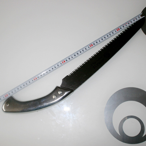 Hardware garden agricultural tools 350# electroplated three-sided grinding head steel handle hand saw bent handle saw iron saw branch saw blade saw