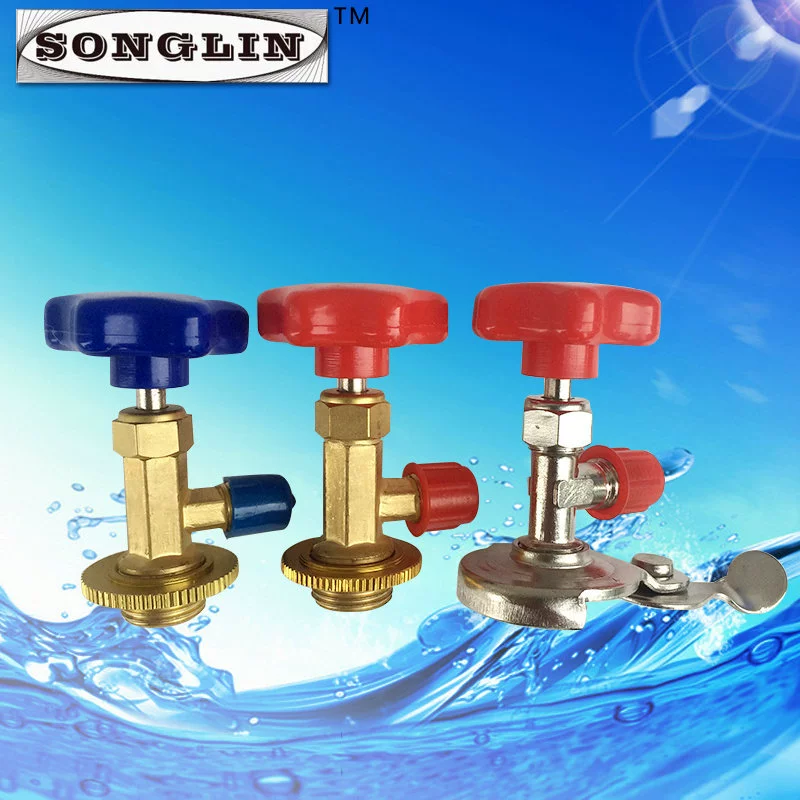 Набор манометров для хладагента R134a, высокоточный специальный клапан для открывания баллонов автомобильных кондиционеров