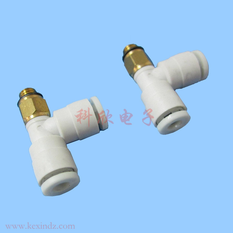 专业现货供应PCB钻孔机抓刀器T型气管接头 机械手接头