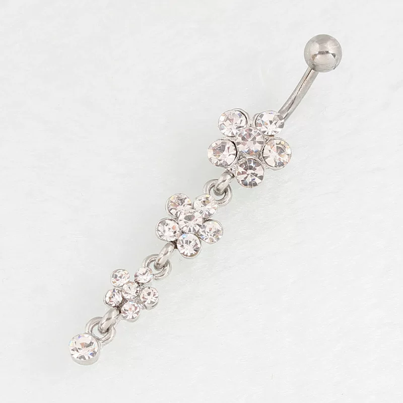 Physiological belly button piercing stainless steel, ebay
