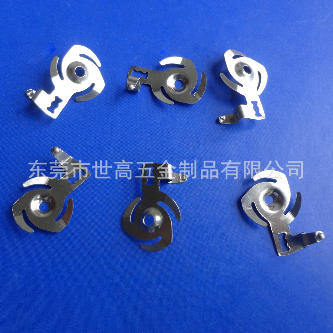 汽车遥控器电池片五金冲压厂CR2032负极弹片 PCB接触片电池连接片