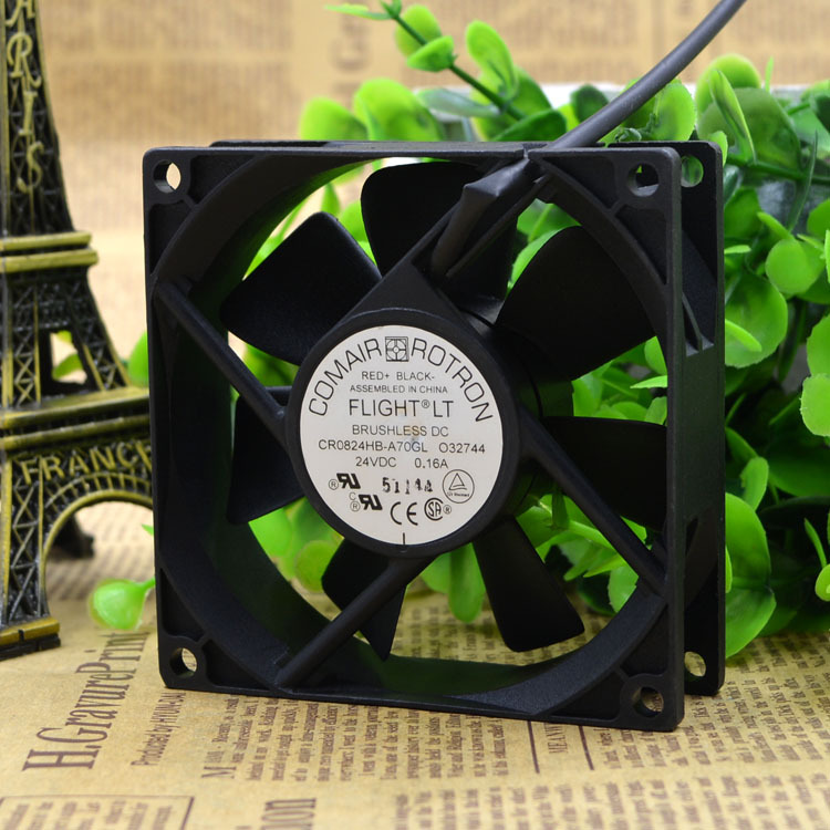 康姆罗顿 COMAIR ROTRON CR0824HB-A70GL 24V 0.16A 8025
