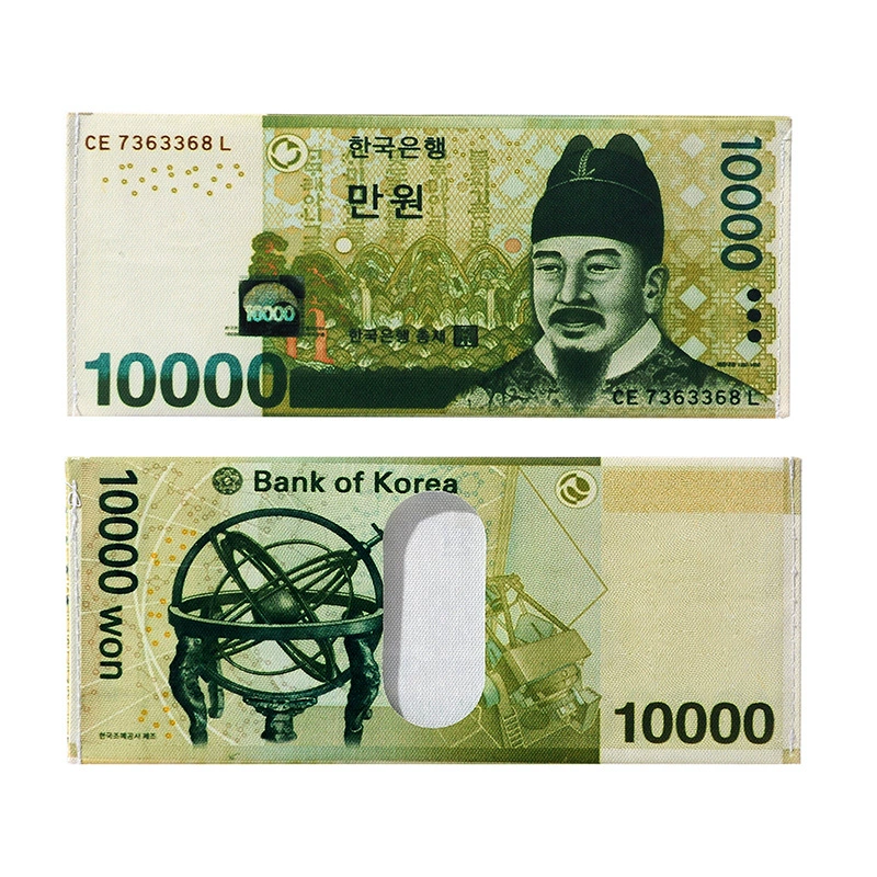Creative coins, wallet for men and women, print