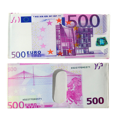 工厂直营创意纸币钱币图案钱包时尚流行淘工厂学生男女士美金钱包|ru