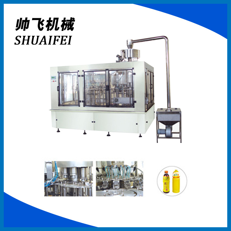 批发果汁灌装 三合一热灌装机 1000-12000瓶灌装线 瓶装饮料设备