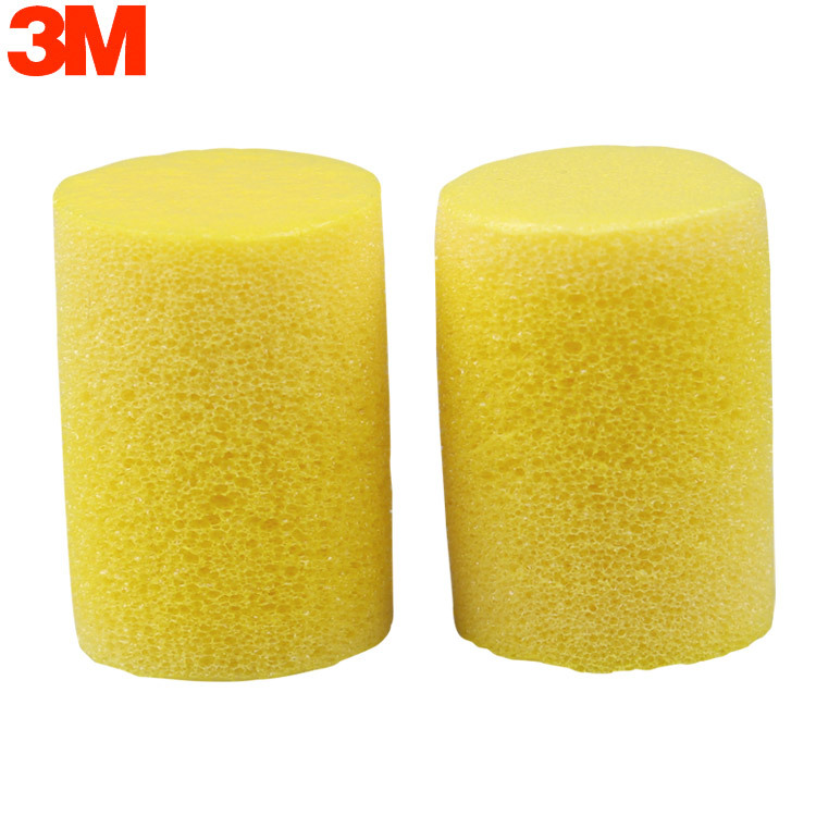 批发3M312-1213圆柱形耳塞 PVC防水防噪音耳塞 阻燃焊接隔音耳塞