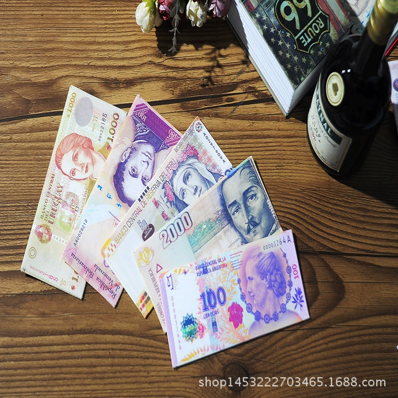 Creative coins, wallet for men and women, print