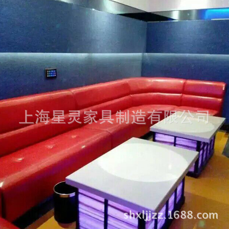 Source Factory, Customized Ktv Sofas, Ktv Booths, Private Room Sofas, Leather Sofas with Drawings and Samples