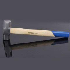 Manufacturer supplies wooden handle octagonal hammer 3P4P6P8P10P forged steel hammer, hammer for smashing wall, smashing brick, masonry hammer