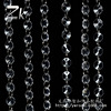 Explosion wedding 14mm acrylic beads wedding props road lead bead chain crystal star octagonal pearl DIY creative presence