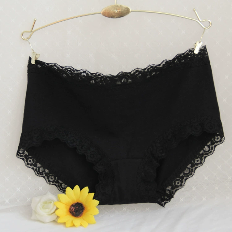 Pants, lace underwear, mid rise, plus size, (Physicals)