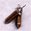 Quartz, organic agate crystal, bullet, necklace, pendant, wholesale