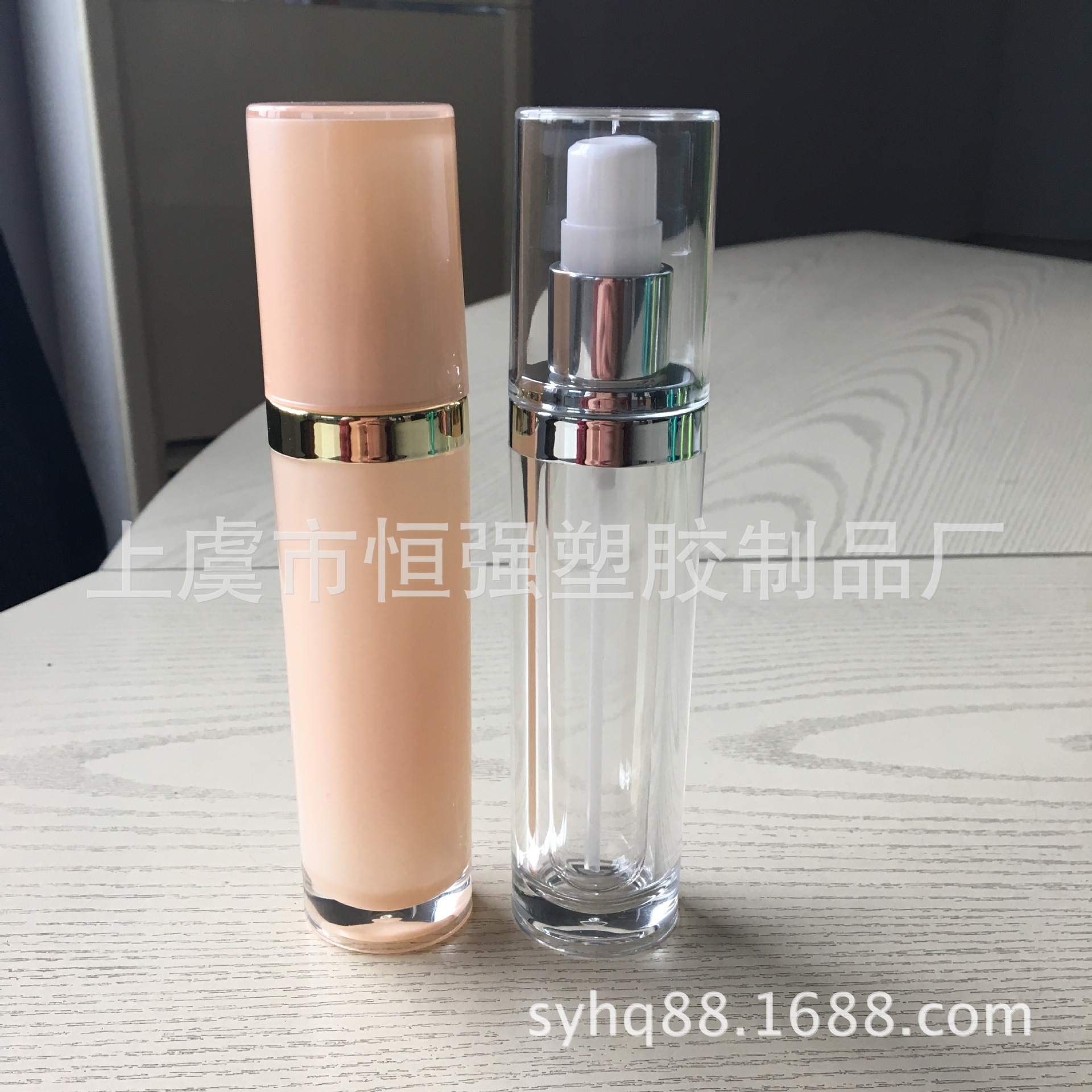 经典椭圆亚克力瓶喷瓶包材精华液瓶亚克力膏霜瓶