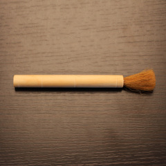 Tea scoop, solid wood tea brush, wooden products, tea ceremony decor, sandalwood brush, calligraphy brush, wholesale tea tray accessories