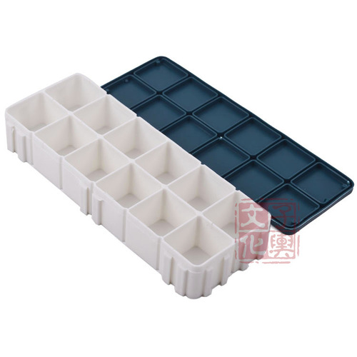 Ziyu 10-grid 12-grid soft cover sealed assembled easy-to-clean palette box coloring supplies paint box art supplies